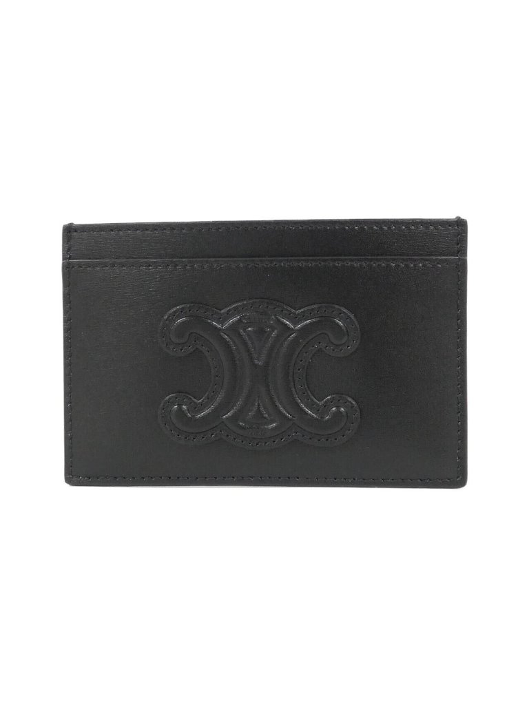 Celine Card Case Card Holders Black